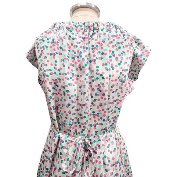 Dovima Silk Ruffle Sleeve Tie Waist Maxi Dress Size Medium - Picture 9 of 13